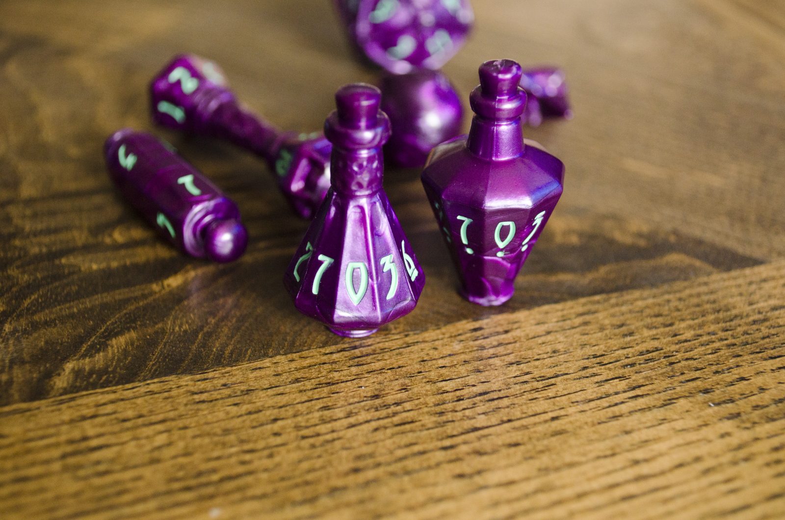 Polyhero Dice Review Wizard Dice + d20 Wizard’s Hat DropTheDie